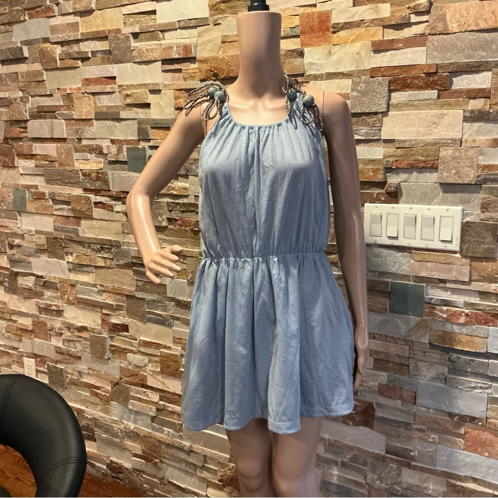 See By Chloe Soft Blue  Mini Dress